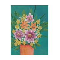 Regina Moore 'Jubilant Floral III' platno umjetnost