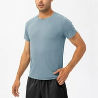 Majice s grafičkim printom za muškarce, majice kratkih rukava, ljetne jednobojne majice s okruglim vratom, ležerna široka bluza u
