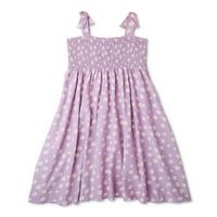 Wonder Nation Girls Smocked Odjel za haljinu 4- & Plus