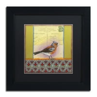 Zaštitni znak likovna umjetnost 'mala ptica 231' platno umjetnost Rachel Paxton, Black Matte, crni okvir