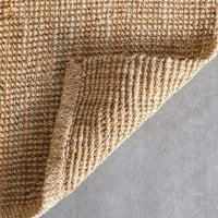 Dobro tkani Lani Boucle ručno tkana seoska seoska kuća Čvrsti uzorak Natural Chuncky-tekstura 8 '10' Područje prostirke