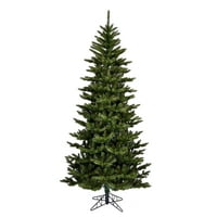 Umjetno božićno drvce od 4,5 ' od prirodne jele Fraser suptilno neosvijetljeno, Sezonski unutarnji dekor kuće