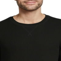 Muška majica s dugim rukavima i Termalna kapa s okruglim vratom, 2 komada, veličine od 5 inča