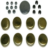Proform PFM BRASS FREEZE PLUG KIT SBF Fits select: 1966- FORD MUSTANG, FORD MUSTANG GT