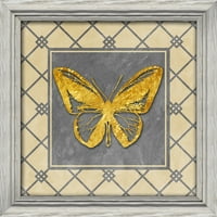 Zlatni leptir II zidna umjetnost, 22x22
