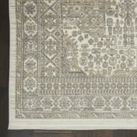 Svileno tkanje od bjelokosti u boji Bjelokosti 2'2 7'6 prostirka za prostor za sjedenje