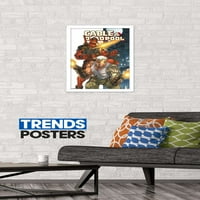 Comics of the comics-poster na zidu s Deadpoolom i kabelskom televizijom, 14.725 22.375