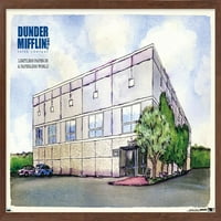 Zidni poster Office - Dunder Mifflin, 14.725 22.375 uokviren