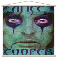 Alice Cooper-plakat na unutarnjem zidu u drvenom magnetskom okviru, 22.375 34