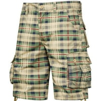 Muške radne kratke hlače srednjeg struka hlače s Više džepova Casual hlače sportske kratke hlače hlače
