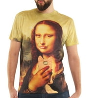 Košulja od $ 133884 - $ Muški osmijeh Mona Lise, smeđa - mala