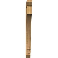 Ekena Millwork 1 2 W 34 D 42 H Imperial Slat Smooth Bracket, zapadni crveni cedar