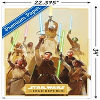 Ratovi zvijezda: visoka Republika-portretni zidni poster, 22.375 34