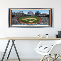 New York Mets - Poster zida Citi Field, 22.375 34 uokviren