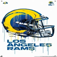 Los Angeles Rams - zidni poster s kapaljkom s gumbima, 14.725 22.375