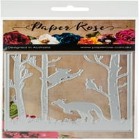 Papirna ruža umire-klokan u šumi