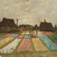 Cvjetni kreveti u Nizozemskoj, zidni poster Vincenta Van Gogha, 22.375 34