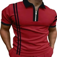 Muška majica kratkih rukava s kratkim rukavima s patentnim zatvaračem radna odjeća Majice Majice