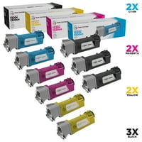 Kompatibilan set 1320c visokih patrona s tonerima s tonerima Black KU052, Cyan KU053, Magenta KU055 i Yellow KU054