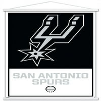 Zidni plakat s logotipom San Antonio Spurs u magnetskom okviru, 22.37534