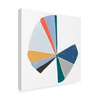 Zaštitni znak likovne umjetnosti 'Color Wheel I' Canvas Art do lipnja Erica Vess