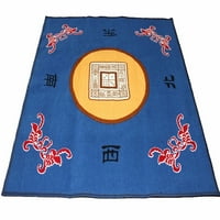 Prekrivač stola od 31,5 - otporan na klizanje za Mahjong poker domino kartaške stolnjake prostirke-Crvena + plava