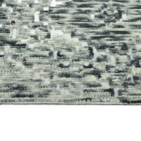 Moderni tepisi s geometrijskim oblicima u inčima, siva
