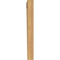 Ekena Millwork 1 2 W 22 D 34 H Olimpijski sloj glatka glatka nosača, zapadnjački crveni cedar