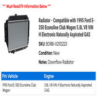 Radijator je kompatibilan s 5,8 L.5 s elektroničkim punjenjem plina