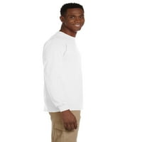 Muška ultra tanka pamučna majica dugih rukava s džepom tutu
