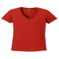 Ženska majica s izrezom u obliku slova u i kratkim rukavima, veličine do 3 inča - Florida