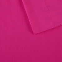 Set listova od mikrovlakana u ružičastoj boji s bočnim džepovima za odlaganje, dva