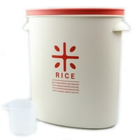 proizvedeno u Japanu spremnik za rižu od 5 kg crvene boje s mjernom čašom riža ostavite u vrećici riža otporna na ribu