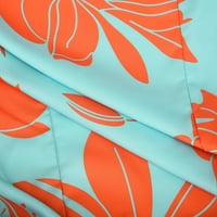 Setovi košulja za žene, modna košulja, odijelo s dugim rukavima, set s izrezom u obliku slova u, erogeni setovi s printom, narančasta
