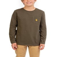 S. Polo Assn. Majica s dugim rukavima za dječake, veličine 4-18
