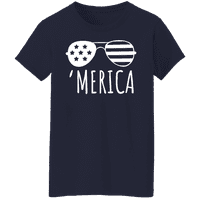 Grafička Amerika s kratkim rukavima grafički klasični fit majica pakiranja