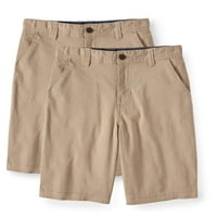 Kratke hlače s ravnim prednjim dijelom za dječake u školskim uniformama u veličinama 4-18
