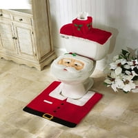 Poklopac toaletnog sjedala Djeda Mraza Božićni ukras toaleta