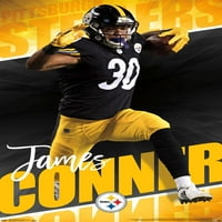 Trendovi međunarodnog NFL-a Pittsburgh Steelers - zidni poster Jamesa Connera 14.725 22.375 Premium verzija bez okvira