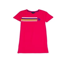 S. Polo Assn. Girls Glitter Stripe majica haljina, veličine 4-18