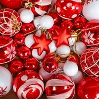 Adventske kuglice obojene finom teksturom presvučene sjajem za ukrašavanje božićnih zabava privjesak za kuglice Pribor za zabave