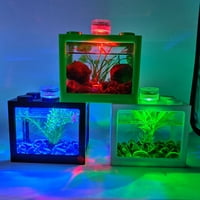 Umjetni mini akvarij u Mumbaiju-Touch Višebojni LED akvarij za plivanje s mjehurićima