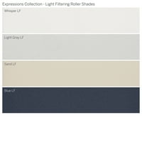 Zbirka prilagođenih izraza, bežična svjetla za filtriranje valjka, svijetlo siva, 59 Širina 48 duljina