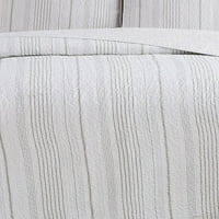 Vikendica Classics Toplo ognjište Stripe Full Queen Quilt Set