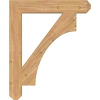 Ekena Millwork 1 2 W 36 D 44 H Westlake Craftsman Smooth Bracket, zapadni crveni cedar