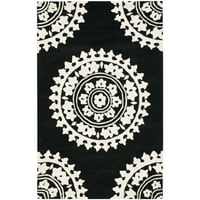 Ručno tkani tepih od Bjelokosti od bjelokosti u boji 9732