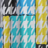 DesignArt 'Classic Pattern Hounds-TOOT' Moderna ploča za zavjese u sredini stoljeća