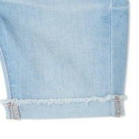 Wonder Nation Girls Traper traper jean kratke hlače, veličine 5- & Plus
