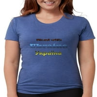 T-Shirt-Ukrajina-Ženska majica od troslojne tkanine
