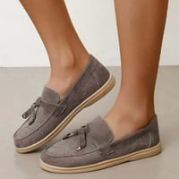 Casual cipele veličine plus u malim točkicama, ženske cipele za vanjsku trgovinu u Europi i Americi, sive, 8. Jesenska odjeća za